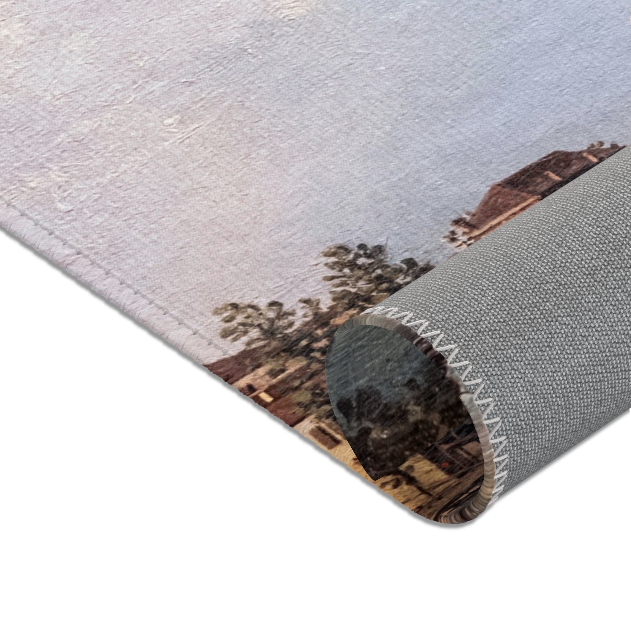 Bemberg Fondation Toulouse - Vue de Dolo - Canaletto ca 1740 - Inv 1011 | Area Rug