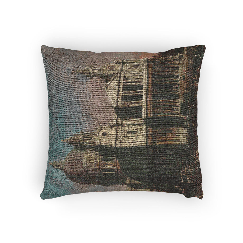 Canaletto - St. Paul's Cathedral - Google Art Project | Woven Pillow