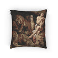 Sir Peter Paul Rubens - Daniel in the Lions' Den - Google Art Project | Woven Pillow