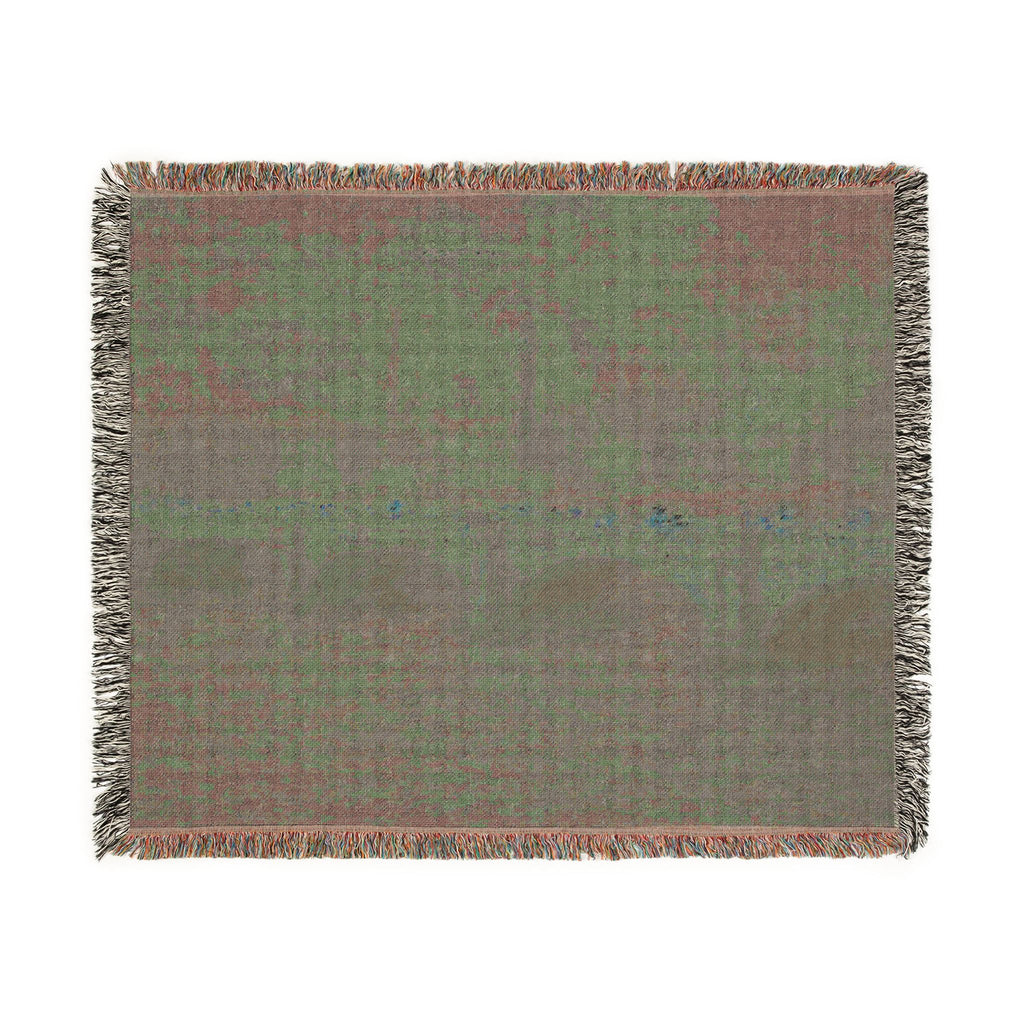 Claude Monet - Waterloo Bridge, Sunlight Effect | Woven Tapestry Blanket