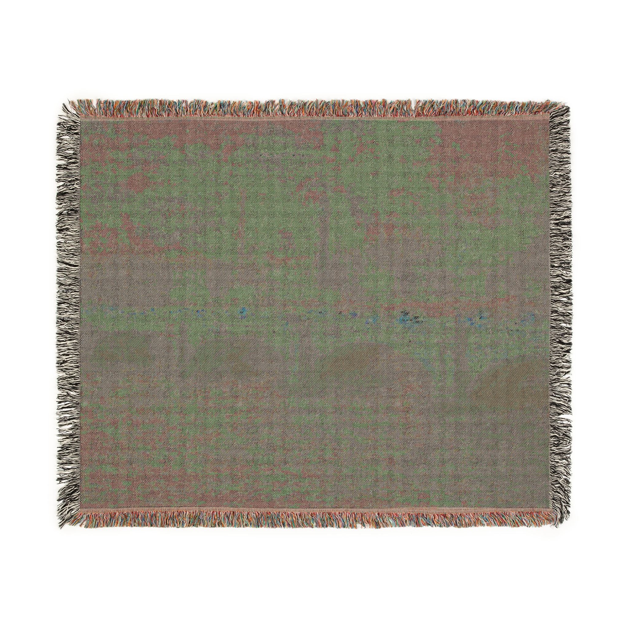 Claude Monet - Waterloo Bridge, Sunlight Effect | Woven Tapestry Blanket