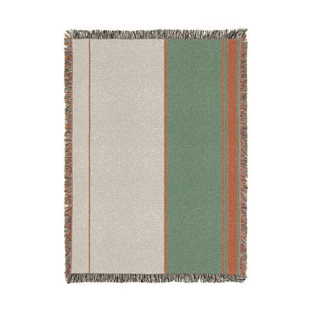 Grove Throw — Stone · Olive · Clay