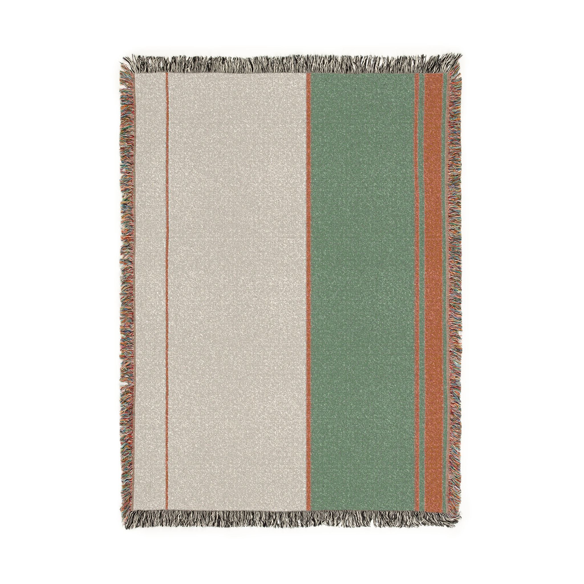Grove Throw — Stone · Olive · Clay