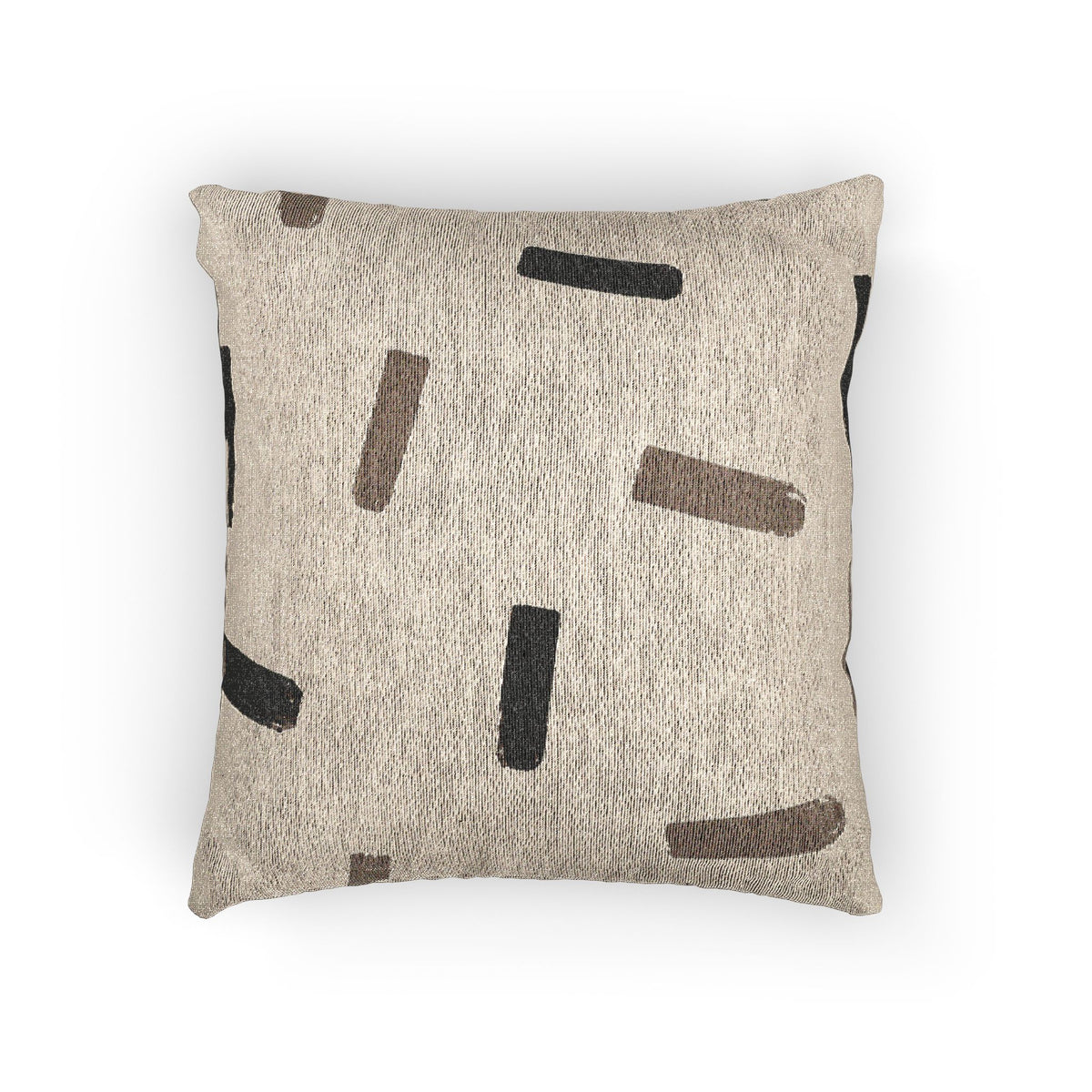Hearth Brush Marks Woven Pillow