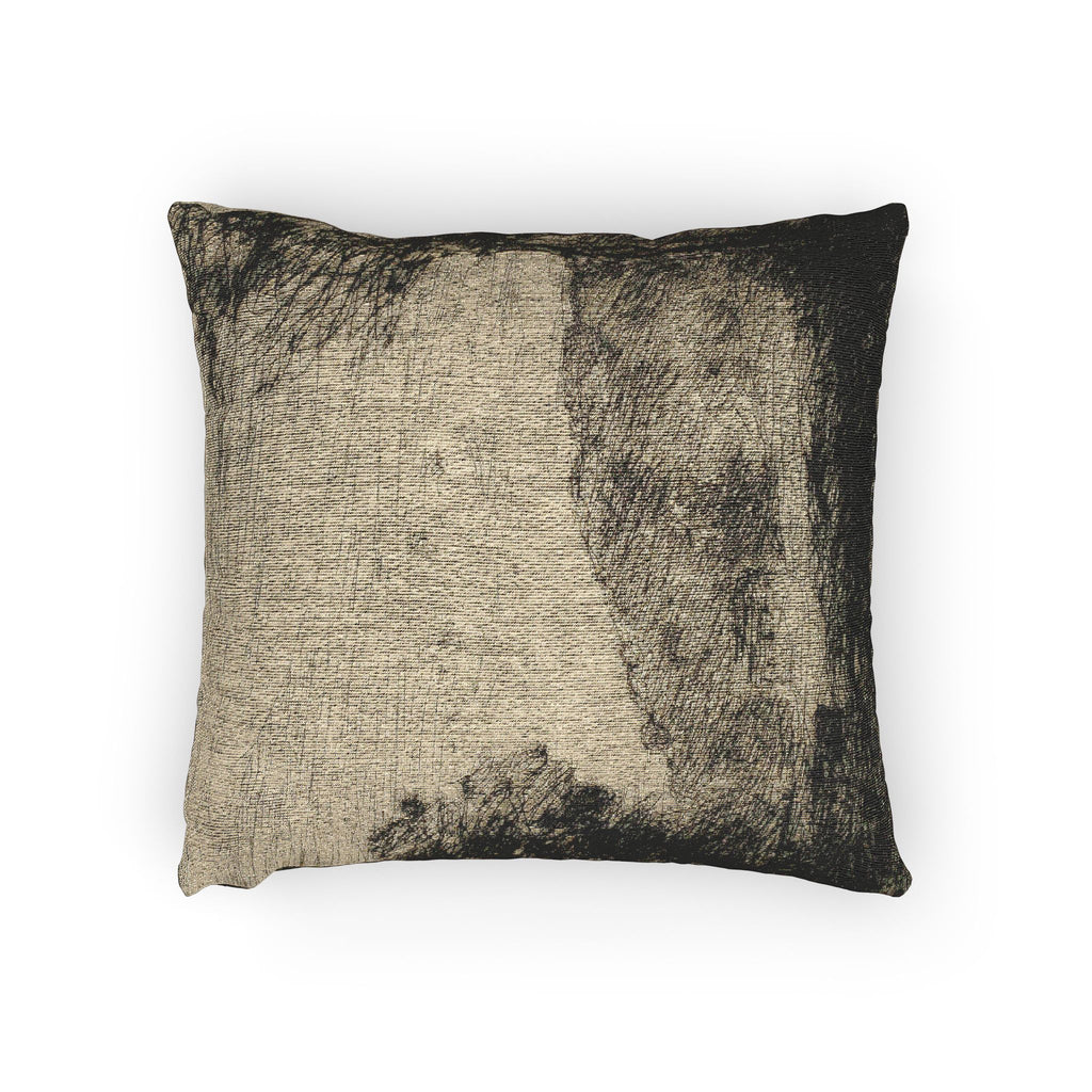 Jean Baptiste Camille Corot - Wooded Countryside | Woven Pillow