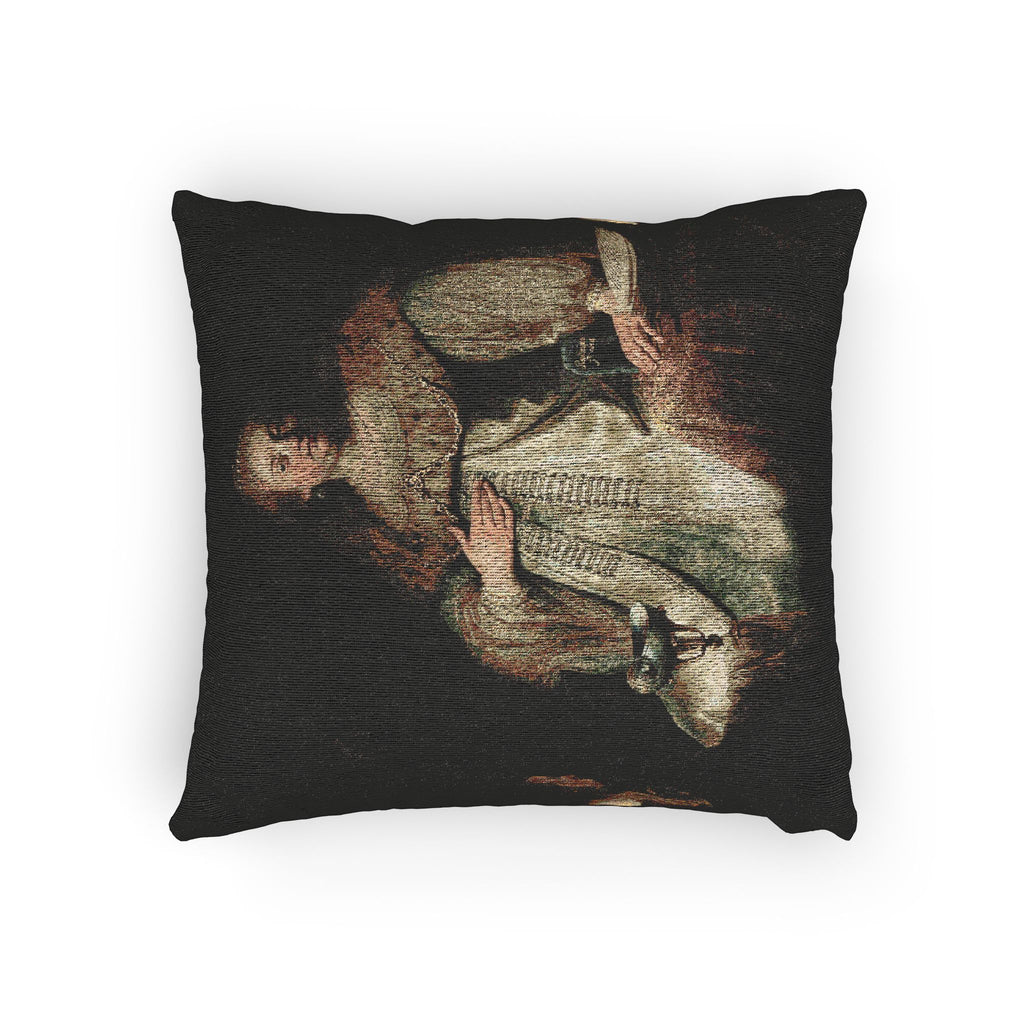 Judith at the Banquet of Holofernes (previously known as Artemisia), by Rembrandt, from Prado in Google Earth | Woven Pillow