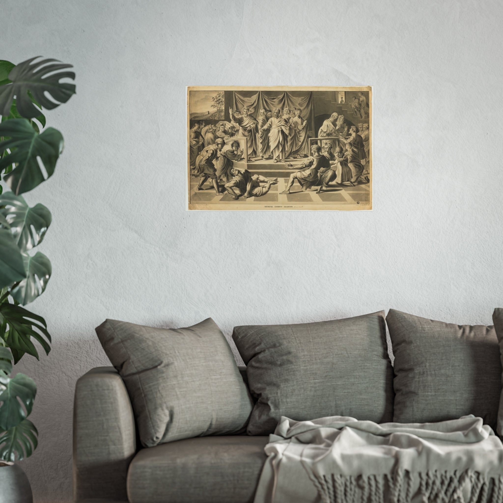 John Constable - Death of Ananias | Fine Art Poster