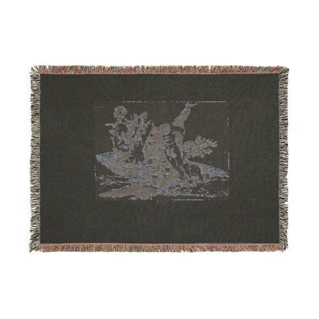 Francisco José de Goya y Lucientes - A Heroic Feat! With Dead Men!, plate 39 from The Disasters of War | Woven Tapestry Blanket
