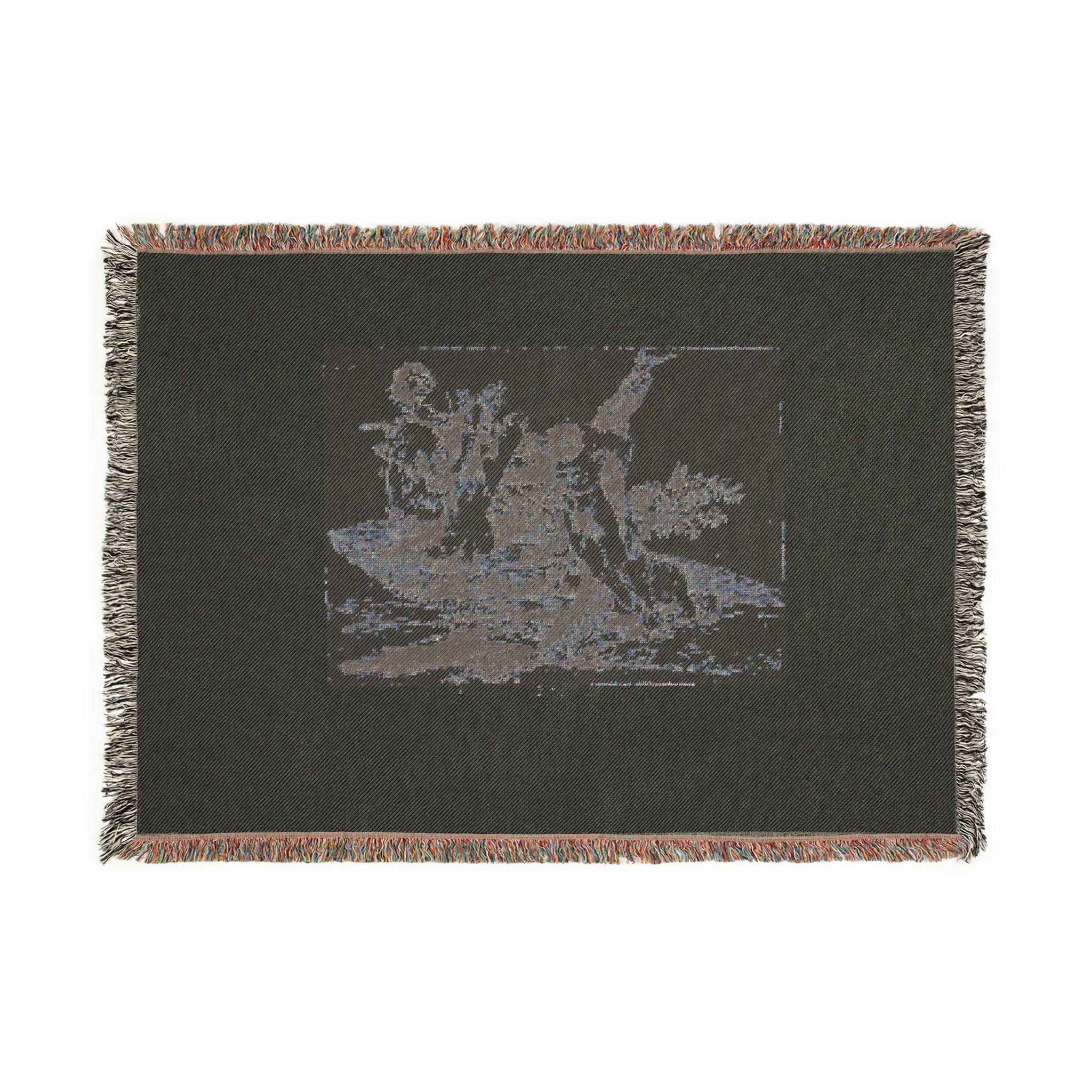 Francisco José de Goya y Lucientes - A Heroic Feat! With Dead Men!, plate 39 from The Disasters of War | Woven Tapestry Blanket