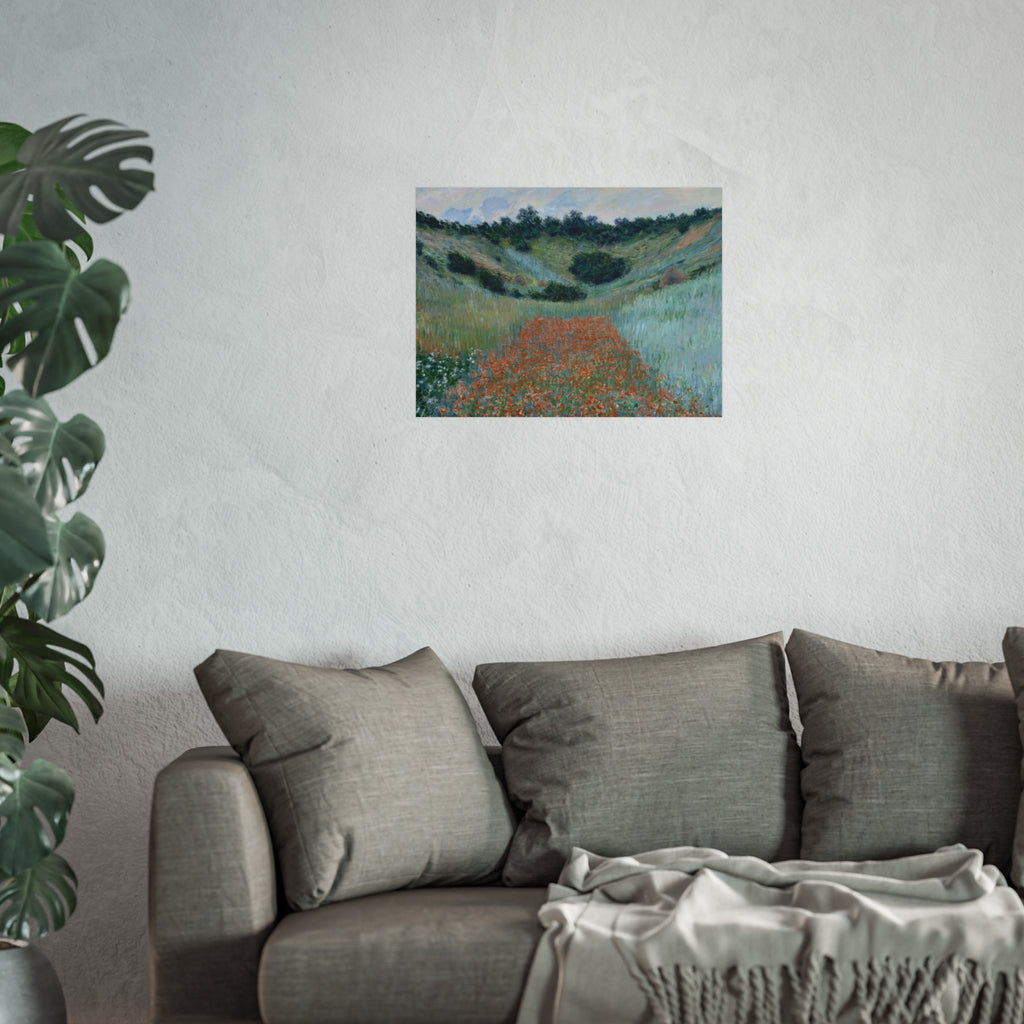 Claude Monet - Poppy Field, Giverny | Fine Art Poster