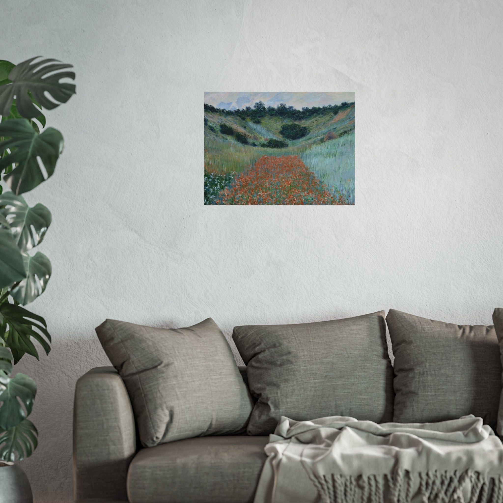 Claude Monet - Poppy Field, Giverny | Fine Art Poster