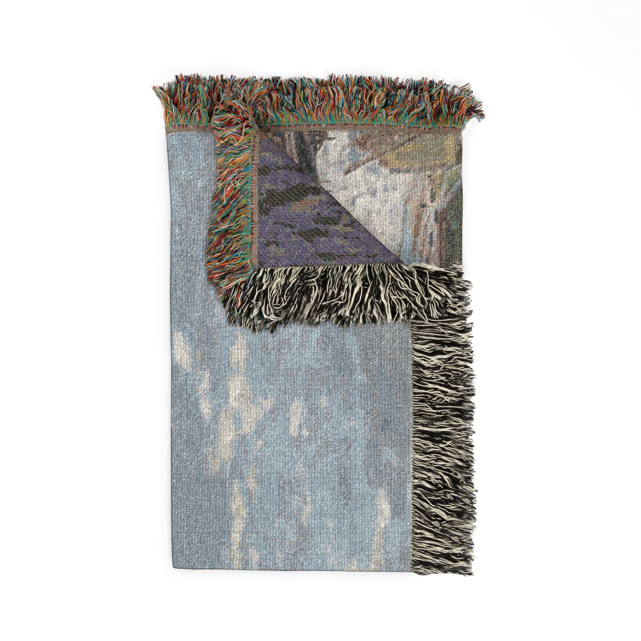 Claude Monet - The Beach at Sainte-Adresse | Woven Tapestry Blanket