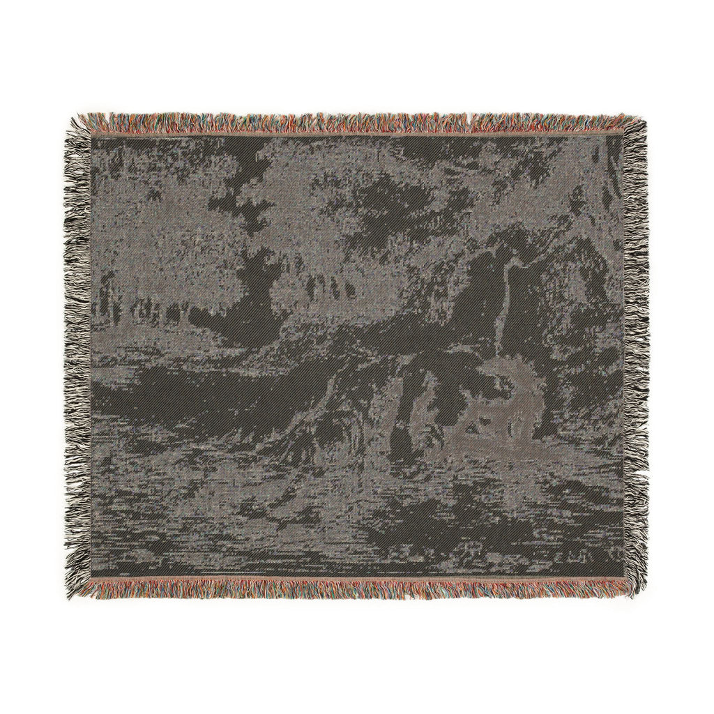 Eugène Delacroix - Ophelia's Death | Woven Tapestry Blanket