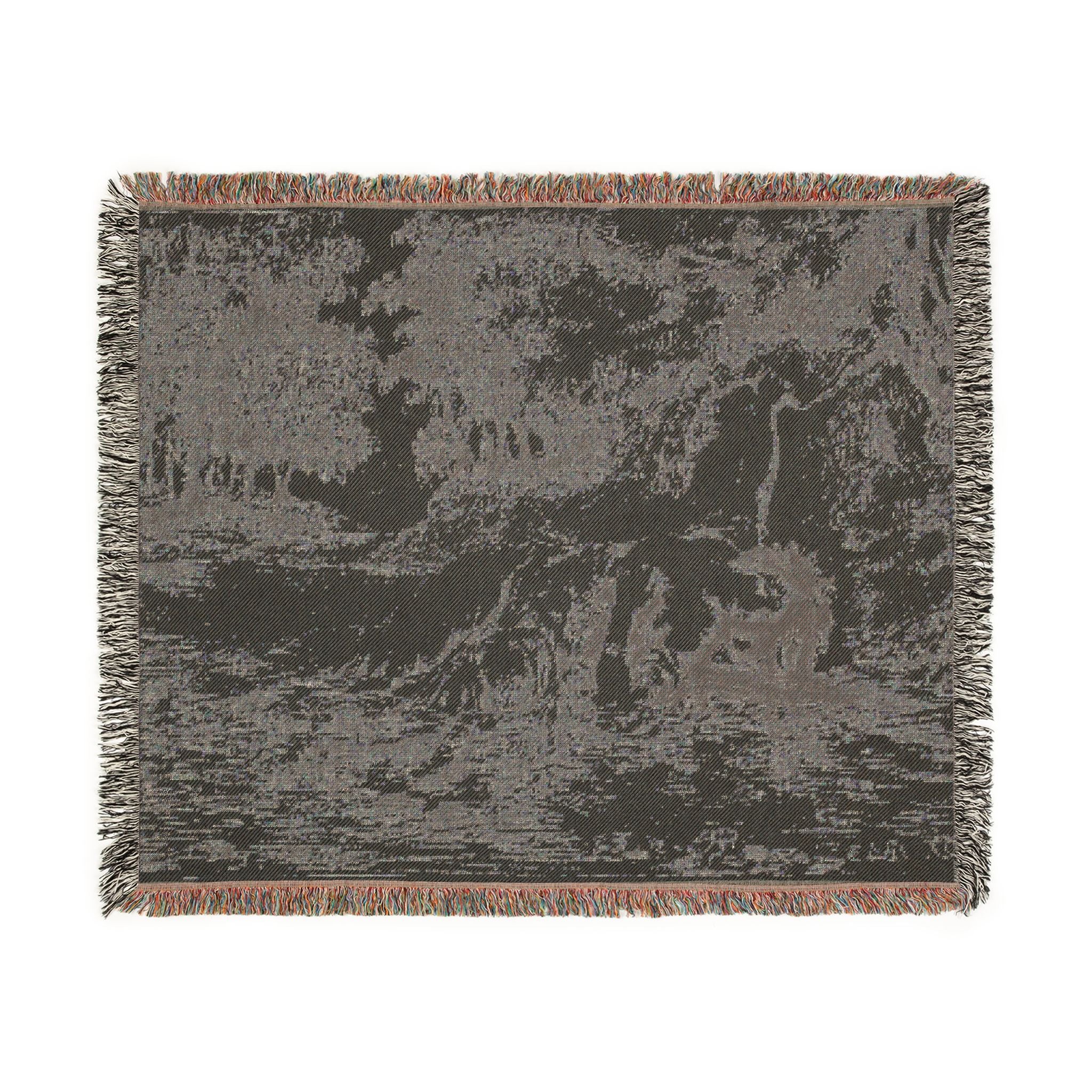 Eugène Delacroix - Ophelia's Death | Woven Tapestry Blanket