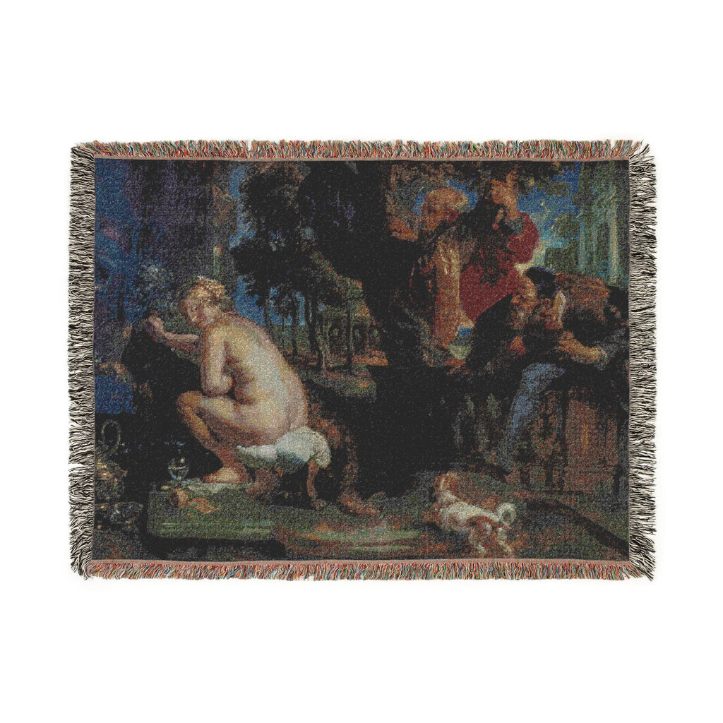 Susanna and the Elders - Peter Paul Rubens | Woven Tapestry Blanket