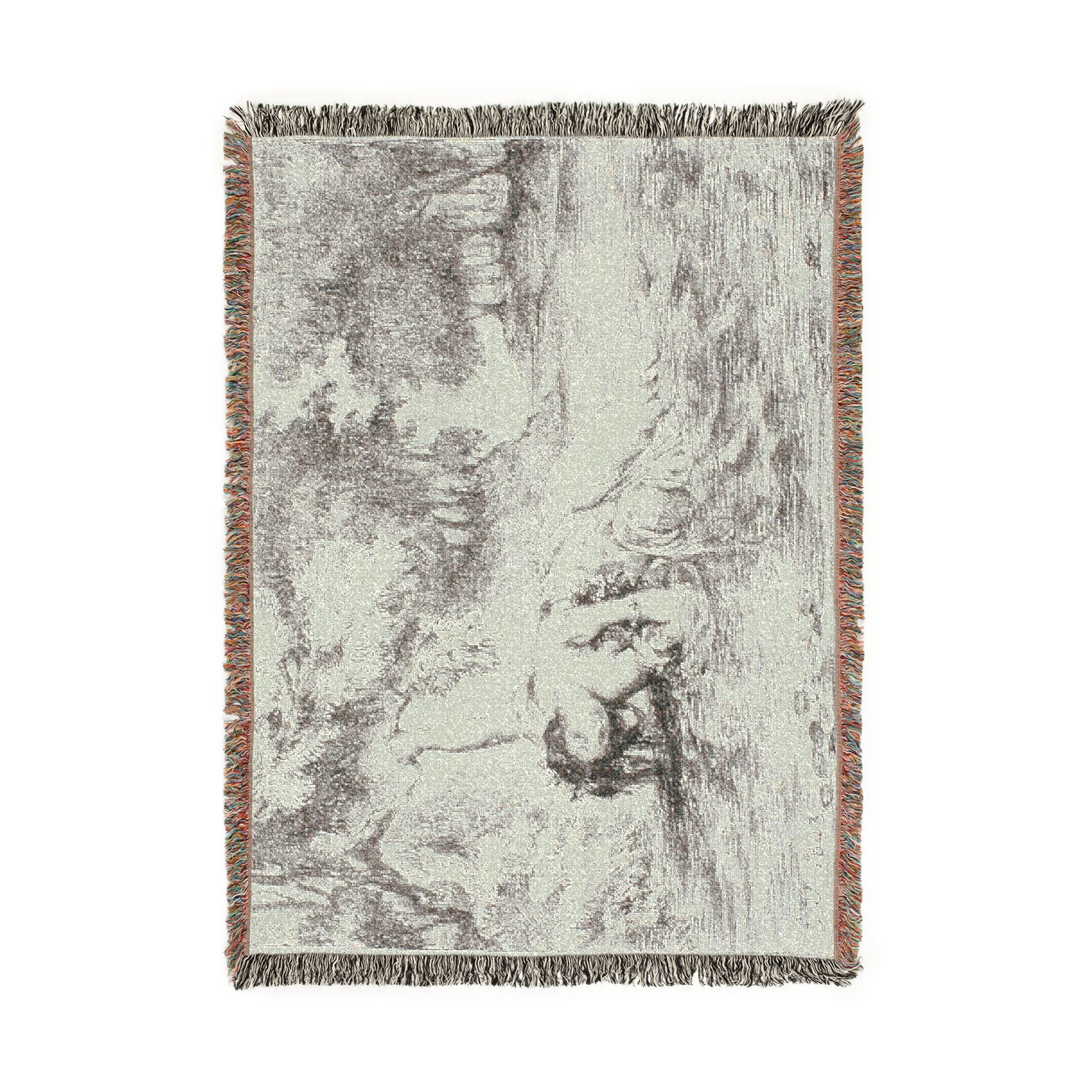 Eugène Delacroix - Ophelia's Death | Woven Tapestry Blanket