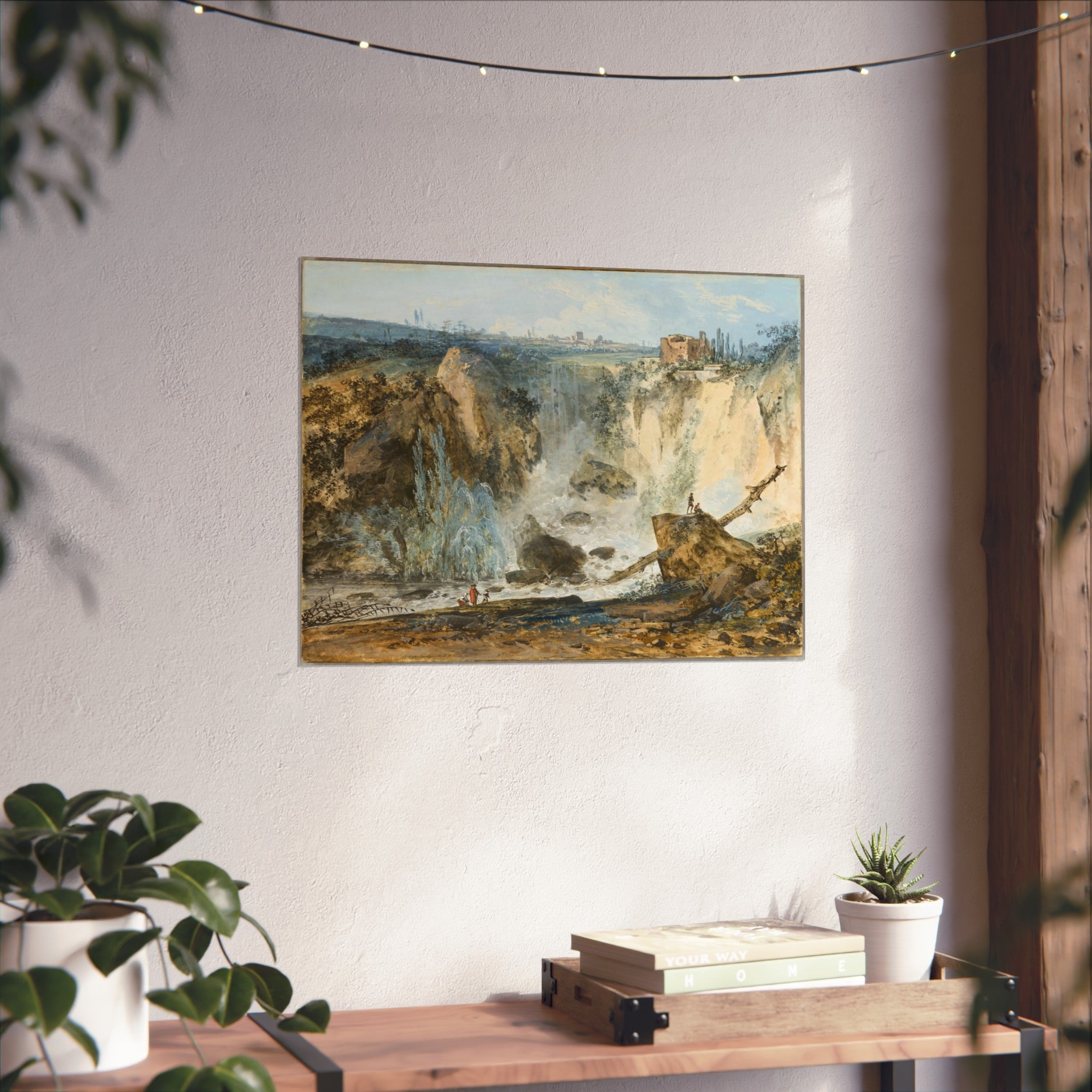Louis Gabriel Moreau - Waterfall | Fine Art Poster