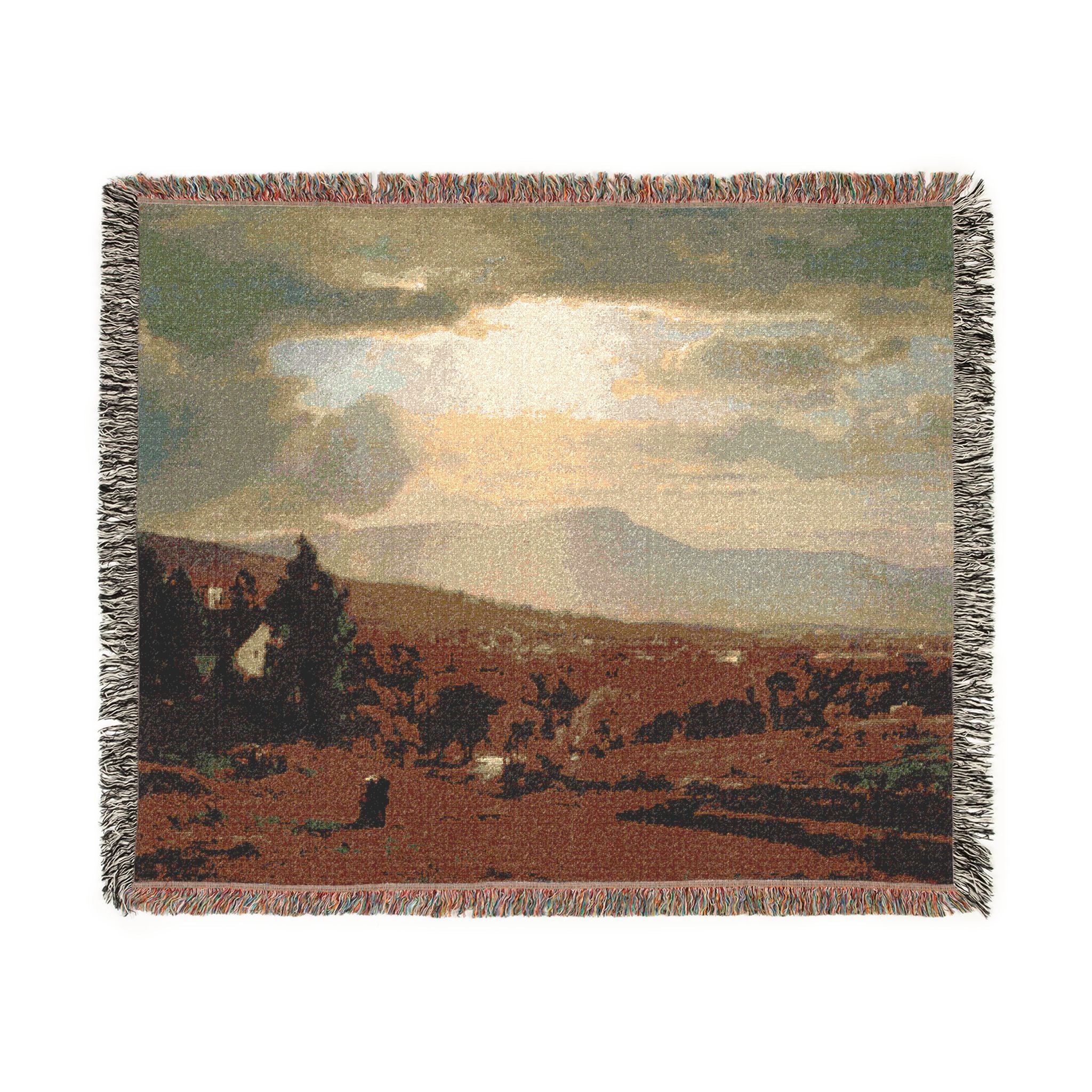 Catskill Mountains George Inness Tapestry Blanket