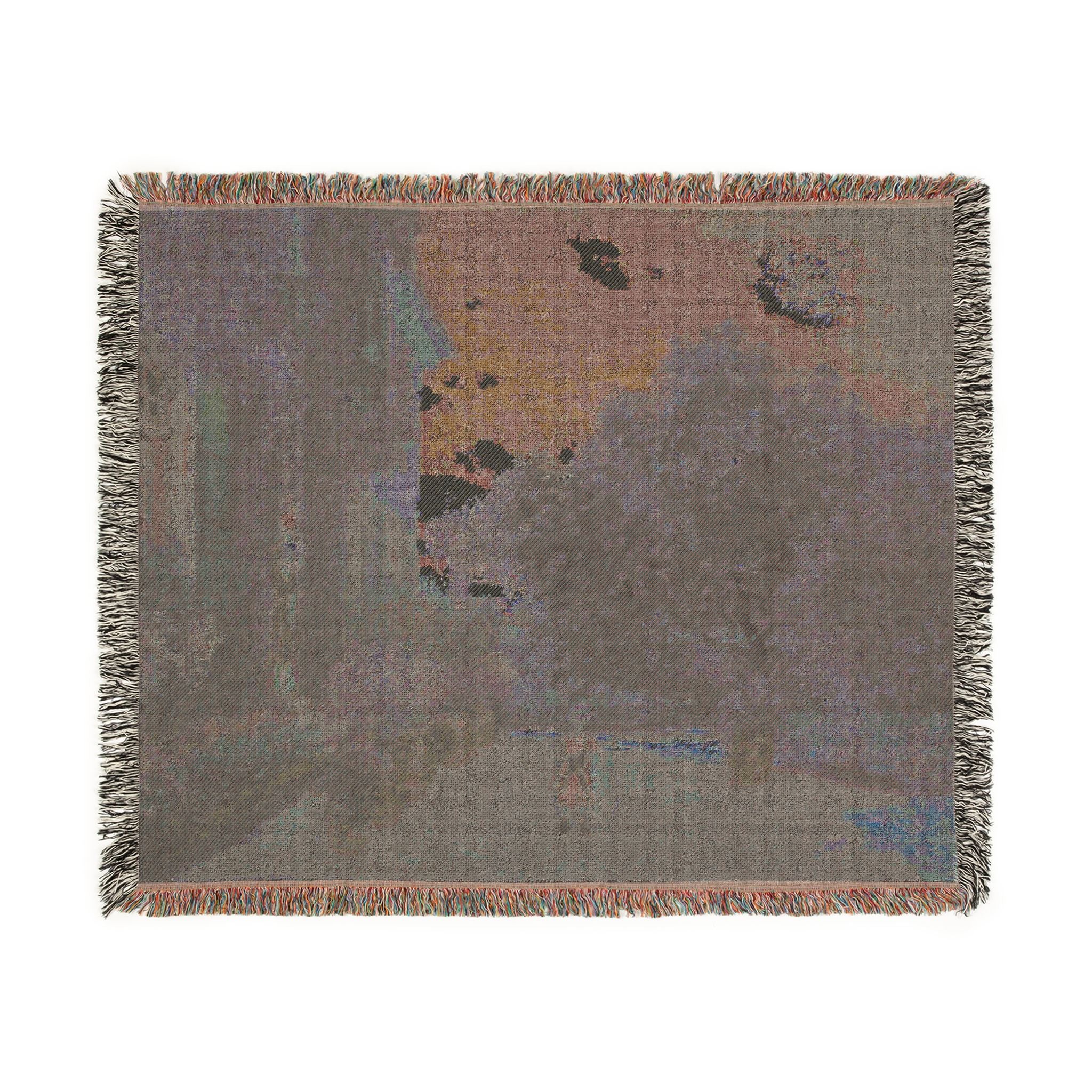 Claude Monet - The Artist's House at Argenteuil | Woven Tapestry Blanket