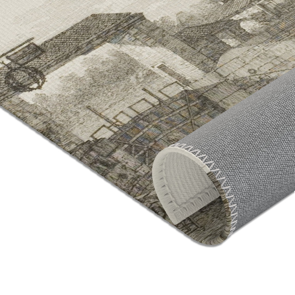 Canaletto - Le Porte Del Dolo, from Vedute | Area Rug