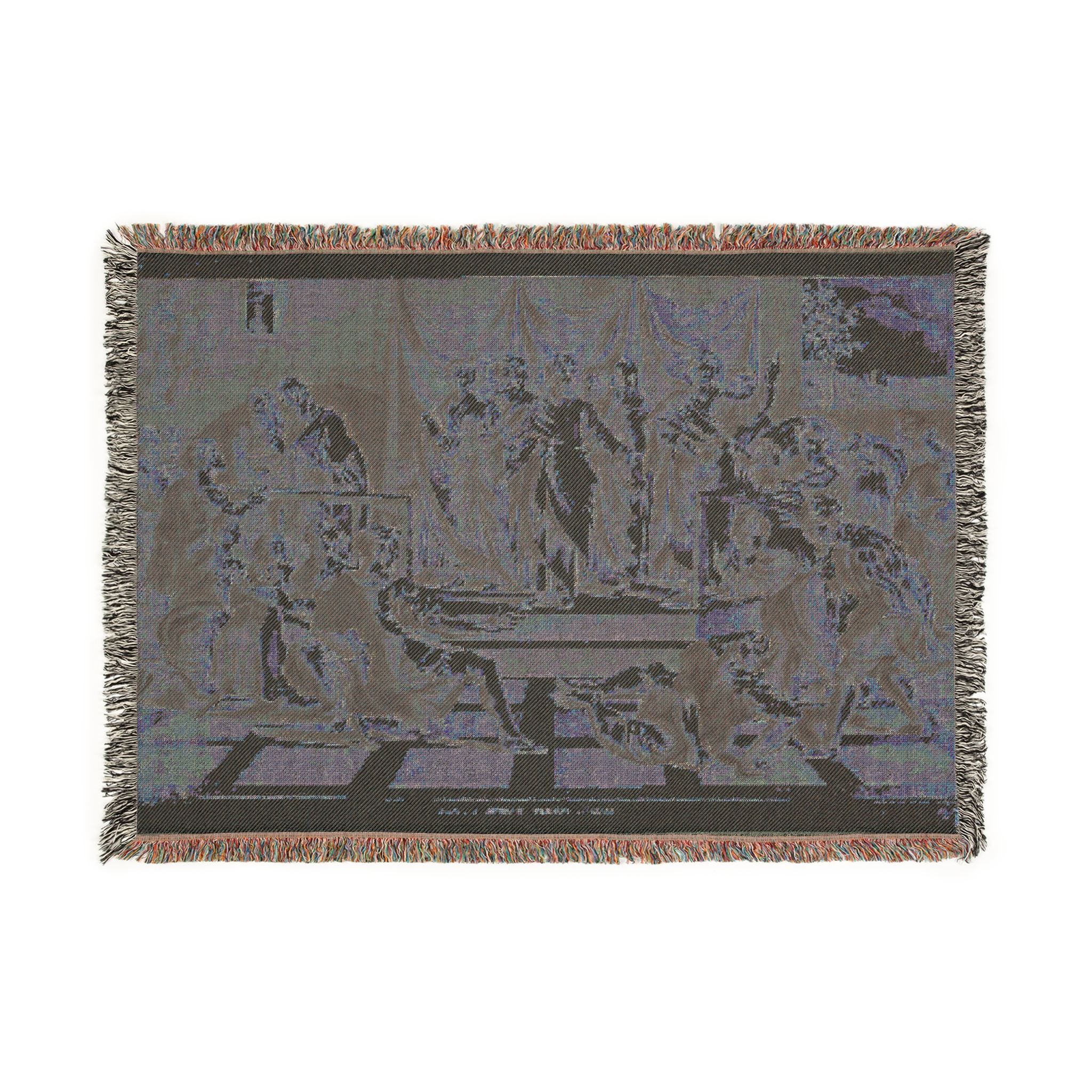 John Constable - Death of Ananias | Woven Tapestry Blanket