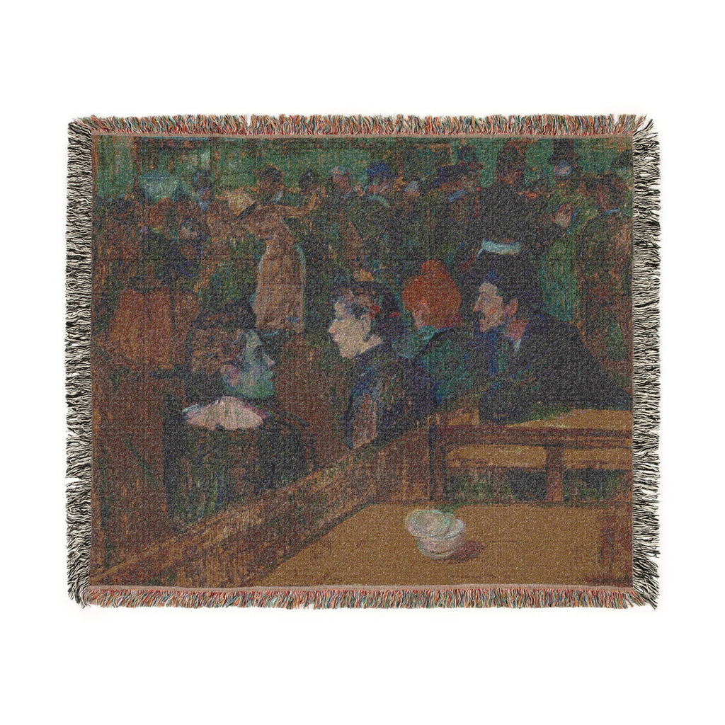 Henri de Toulouse-Lautrec - Moulin de la Galette | Woven Tapestry Blanket