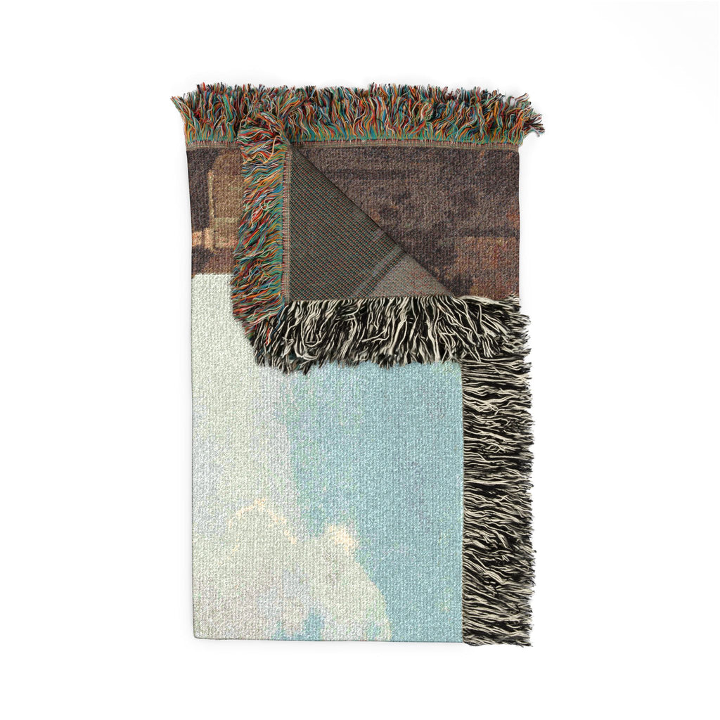 Follower of Canaletto - The Terrace | Woven Tapestry Blanket