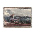 Winslow Homer - Adirondacks Guide | Woven Tapestry Blanket