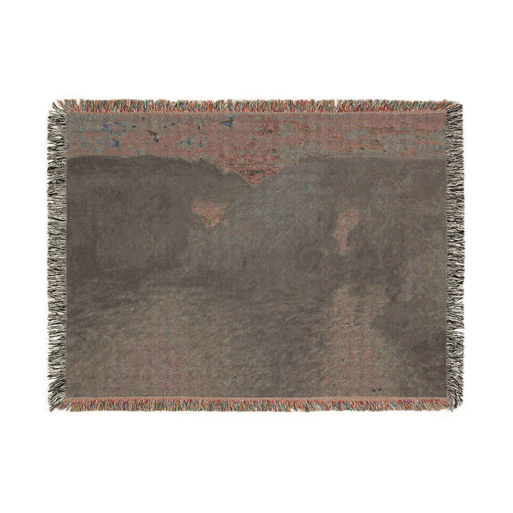 Claude Monet - Rocks at Port-Goulphar, Belle-Île | Woven Tapestry Blanket