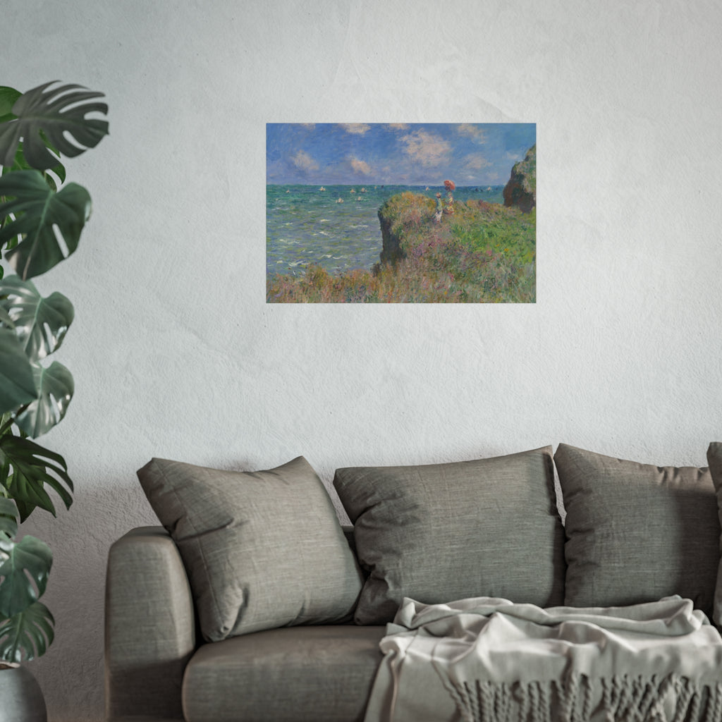Claude Monet - Cliff Walk at Pourville | Fine Art Poster