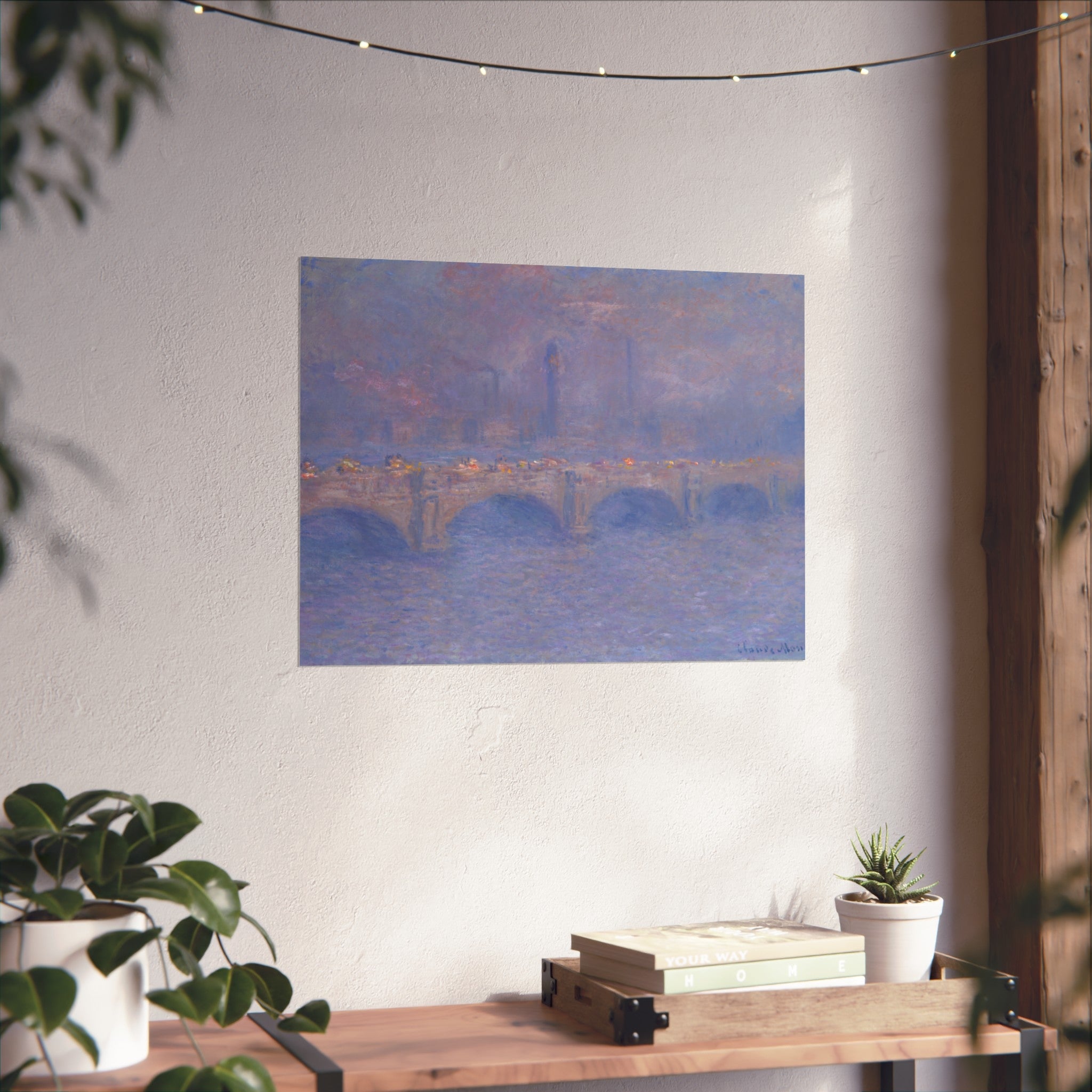 Claude Monet - Waterloo Bridge, Sunlight Effect | Fine Art Poster