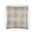 Mushroom Tonal Buffalo Check Woven Pillow