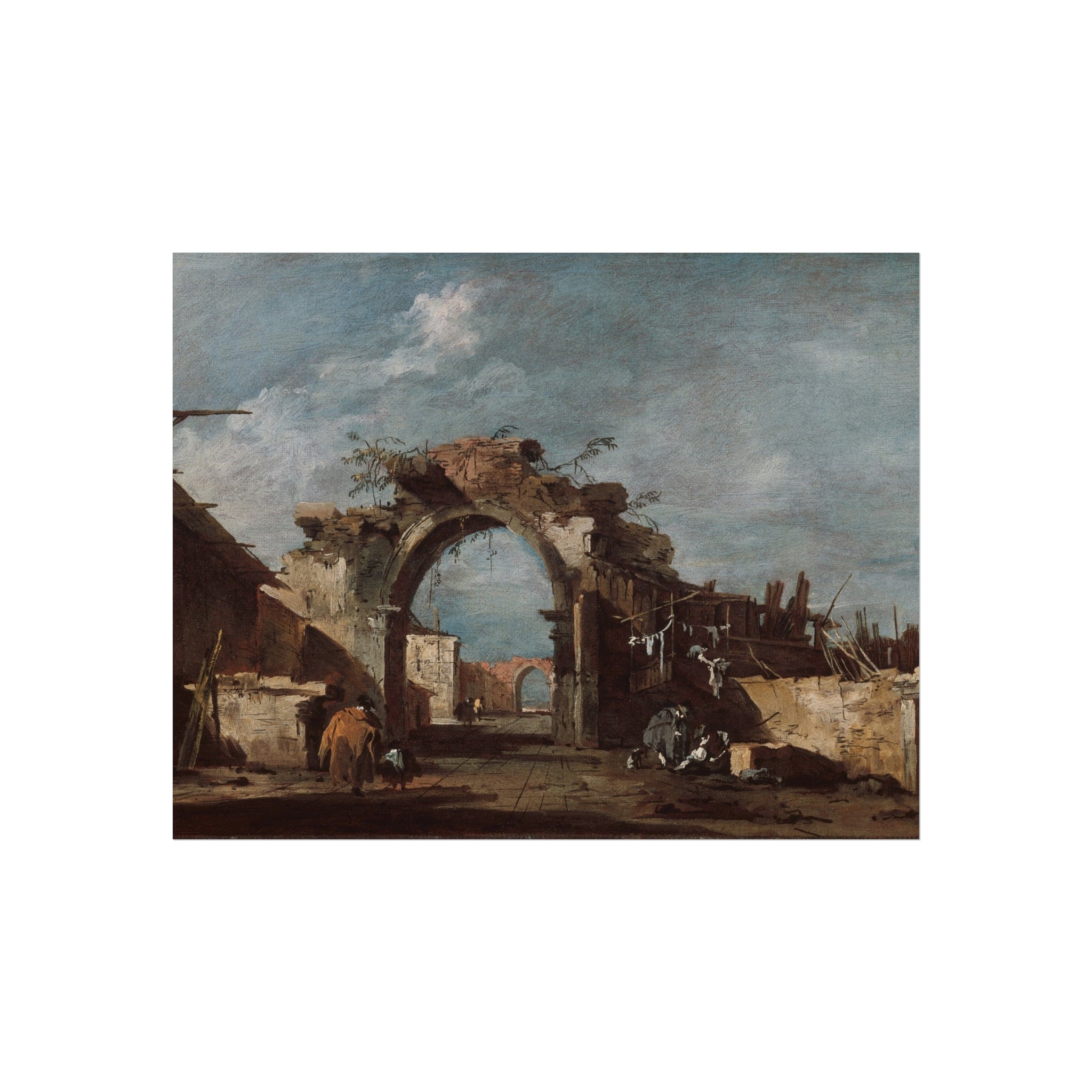 Francesco Guardi - Ruined Archway | Fine Art Poster