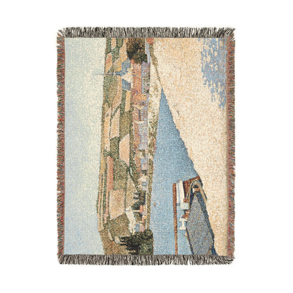 Paul Signac - Les Andelys, Côte d'Aval | Woven Tapestry Blanket