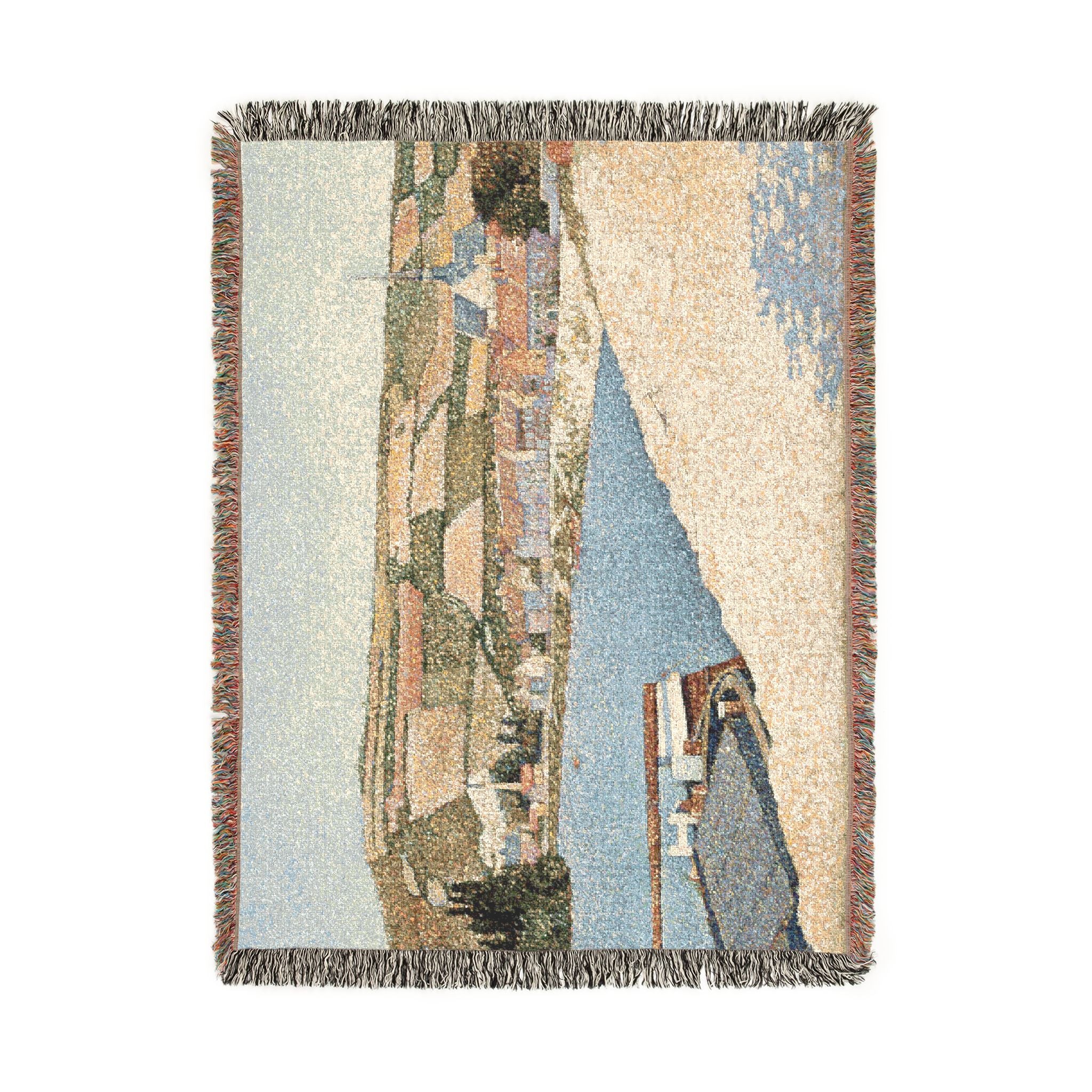 Paul Signac - Les Andelys, Côte d'Aval | Woven Tapestry Blanket
