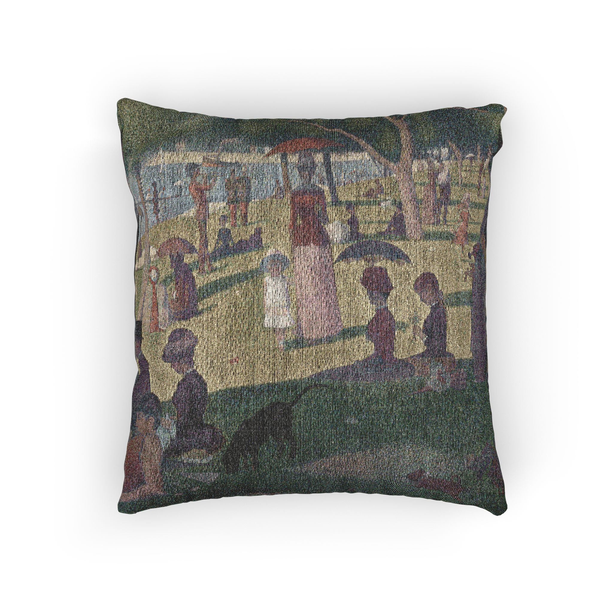 Georges Seurat - A Sunday on La Grande Jatte — 1884 | Woven Pillow