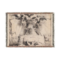Rembrandt van Rijn - The Phoenix or The Statue Overthrown | Woven Tapestry Blanket