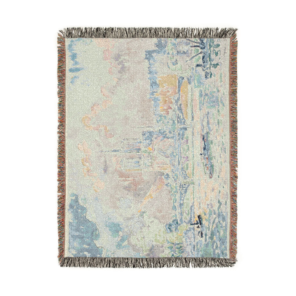 Paul Signac - Notre Dame | Woven Tapestry Blanket