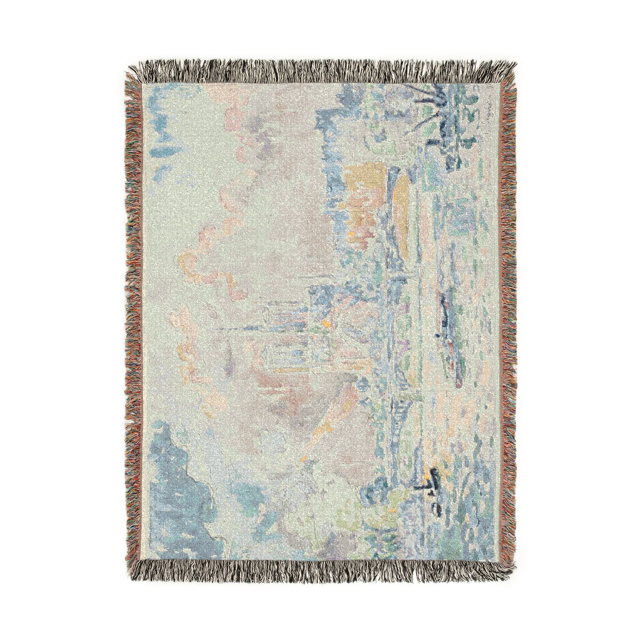 Paul Signac - Notre Dame | Woven Tapestry Blanket
