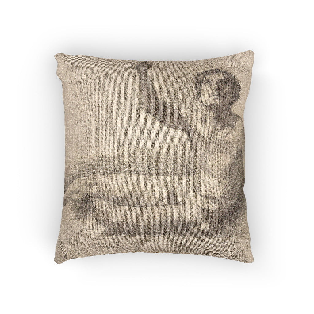Hilaire Germain Edgar Degas - Study of a Male Nude | Woven Pillow