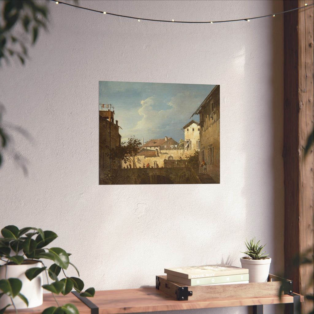 Follower of Canaletto - The Terrace | Fine Art Poster