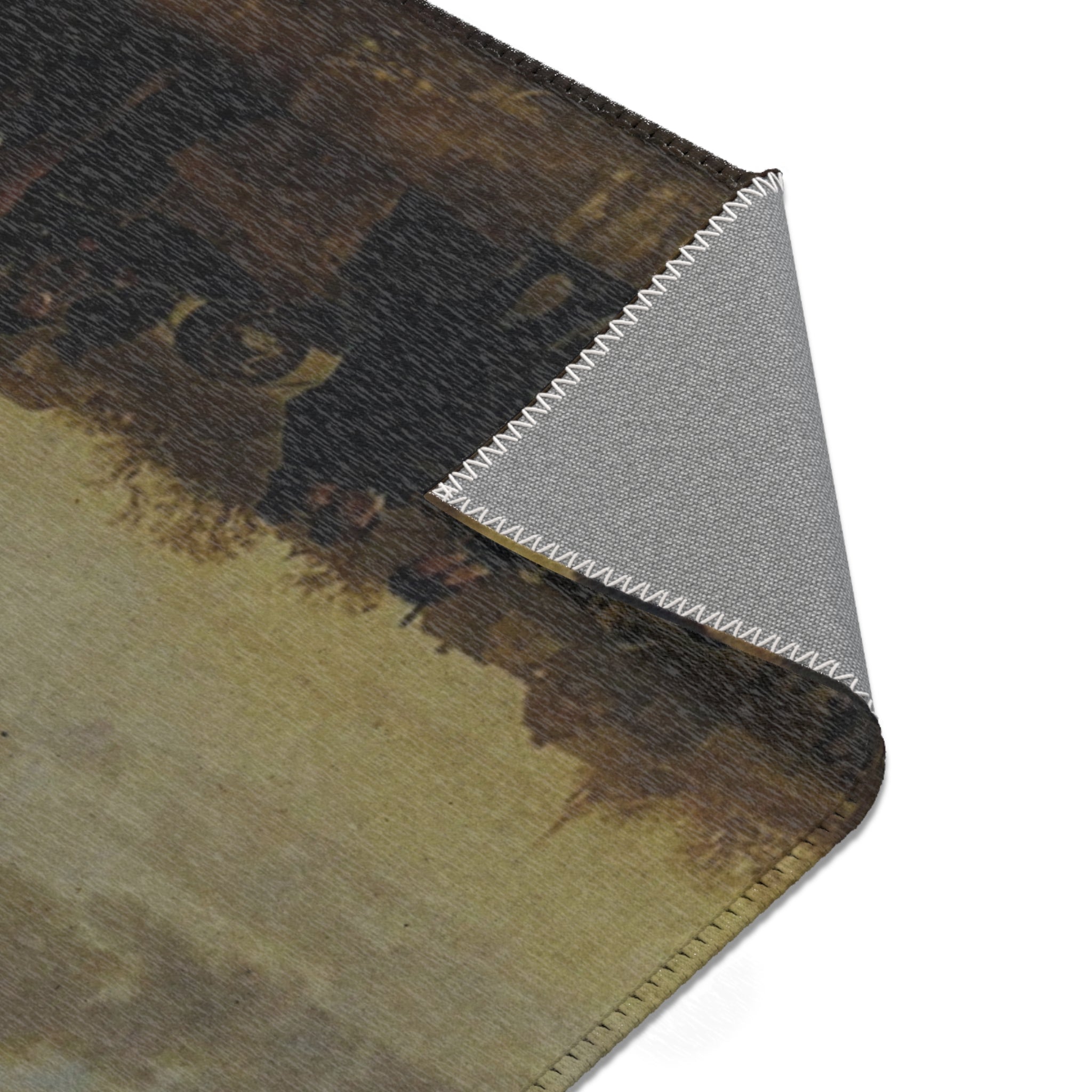 Schilderij, Aelbert Cuyp, met ruïne van Huis te Merwede (12091275046) | Area Rug