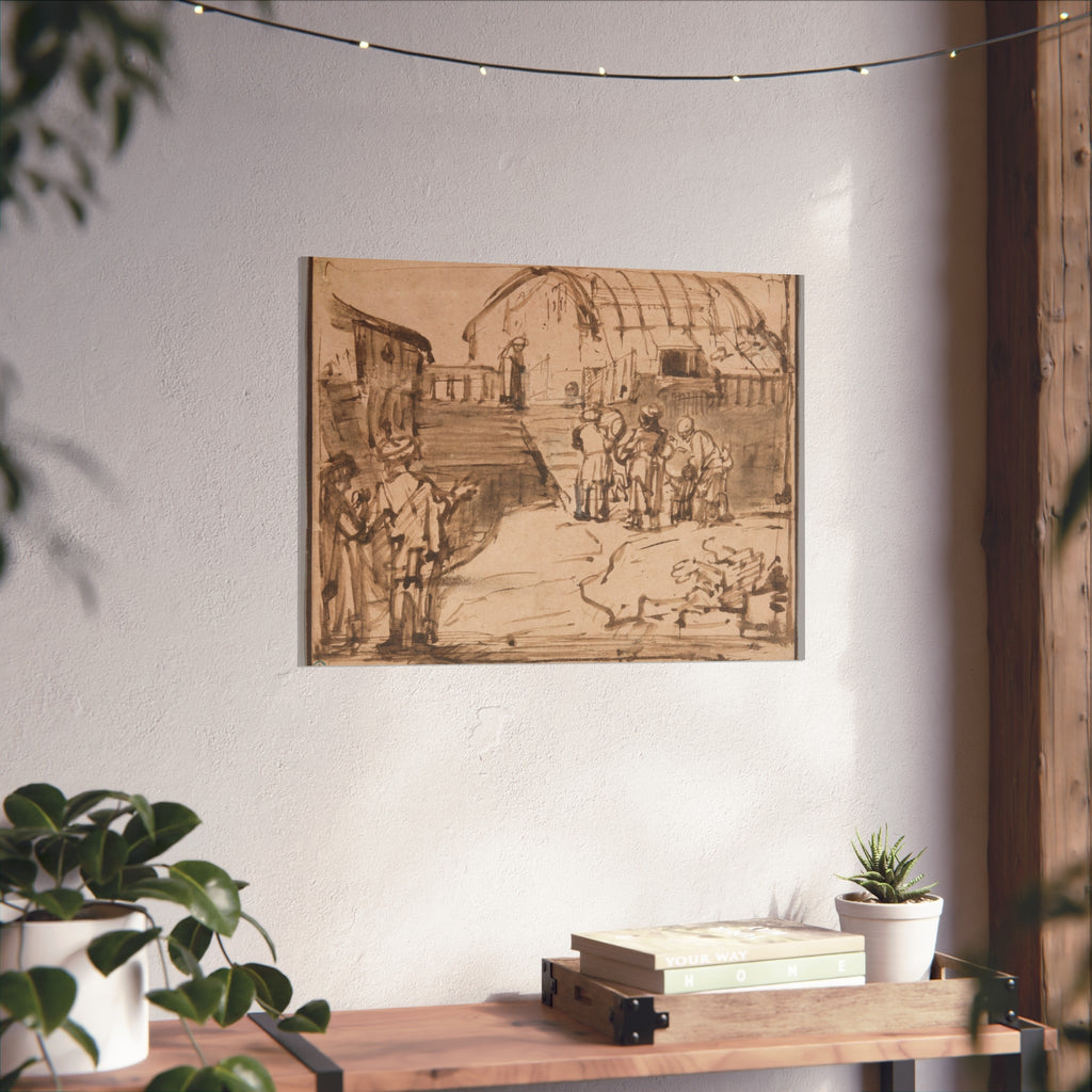 Rembrandt van Rijn - Noah's Ark | Fine Art Poster
