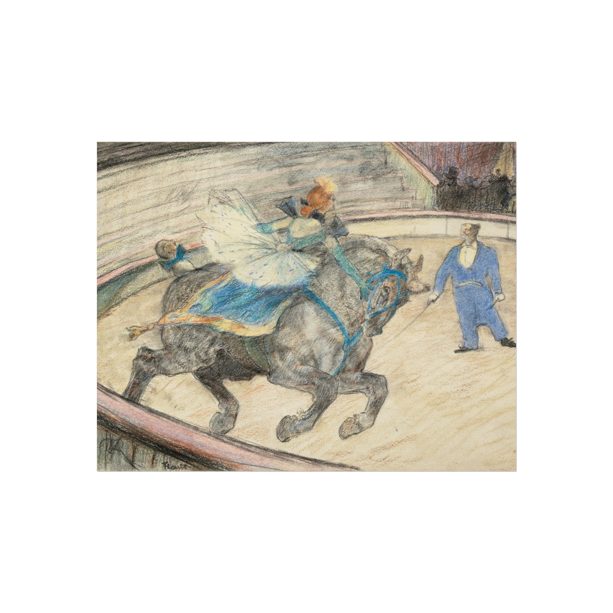 Henri de Toulouse-Lautrec - At the Circus Work in the Ring | Fine Art Poster