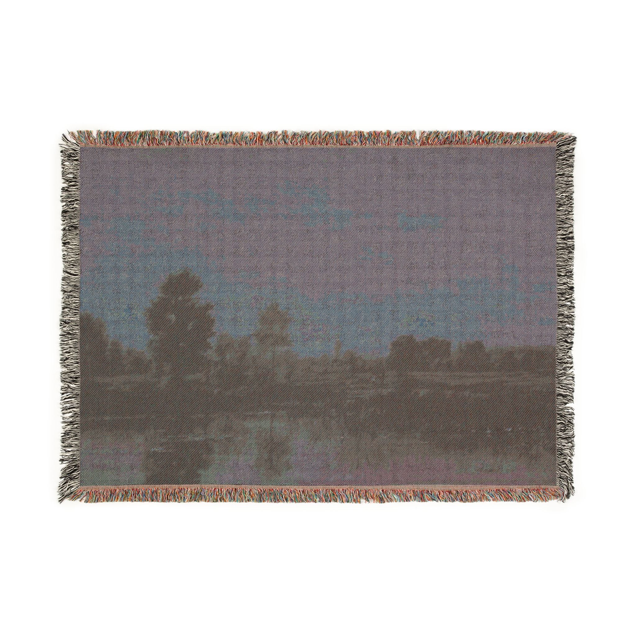 Charles François Daubigny - The Marsh | Woven Tapestry Blanket