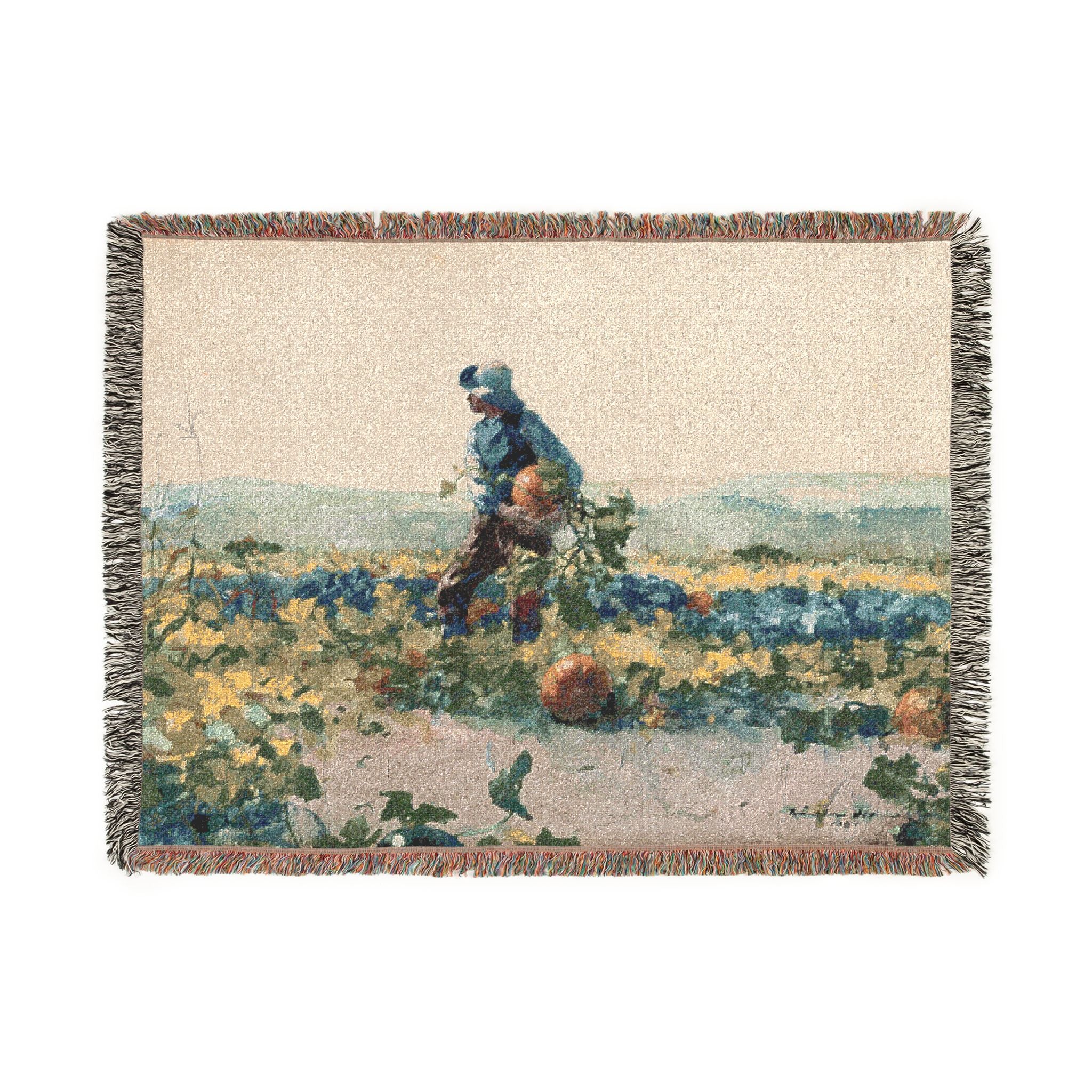 Winslow Homer - For to Be a Farmer's Boy | Woven Tapestry Blanket