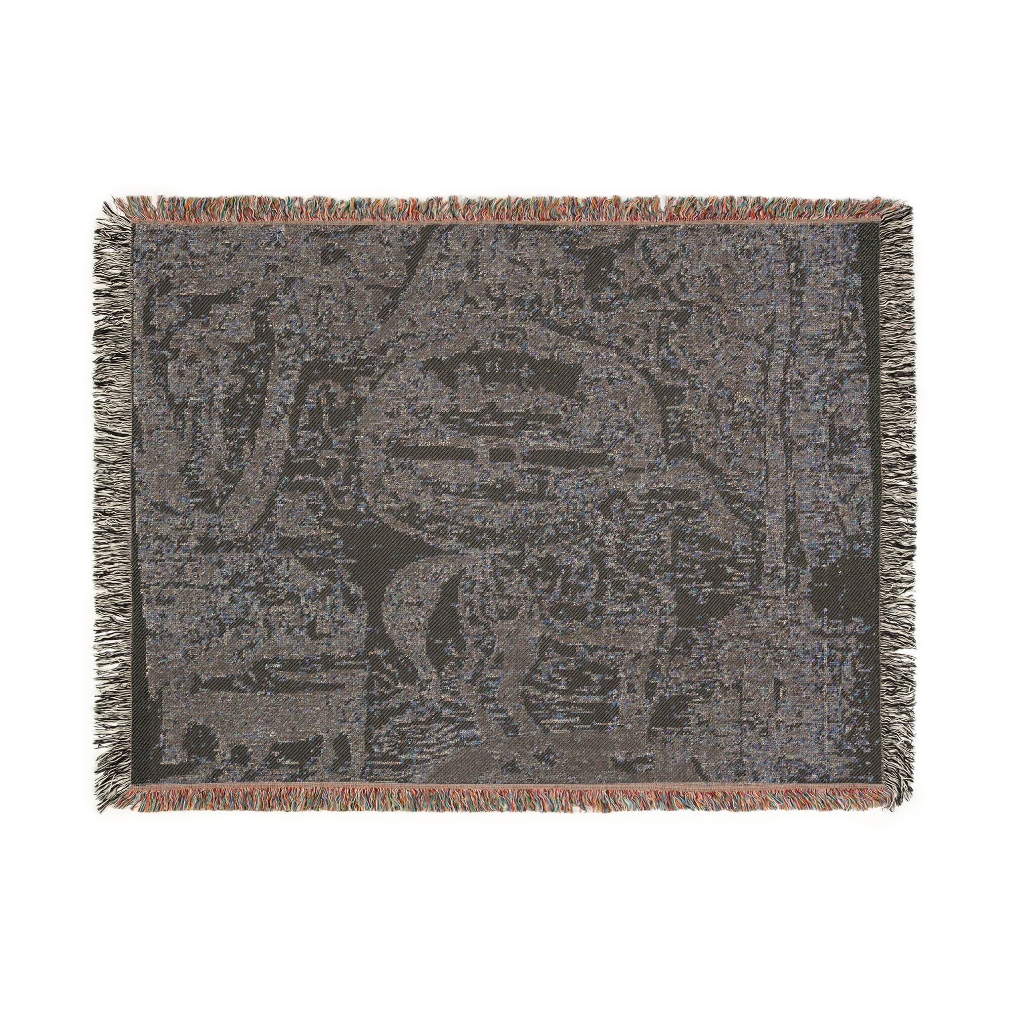 Paul Gauguin - Horse, with Other Animals and Ornaments | Woven Tapestry Blanket