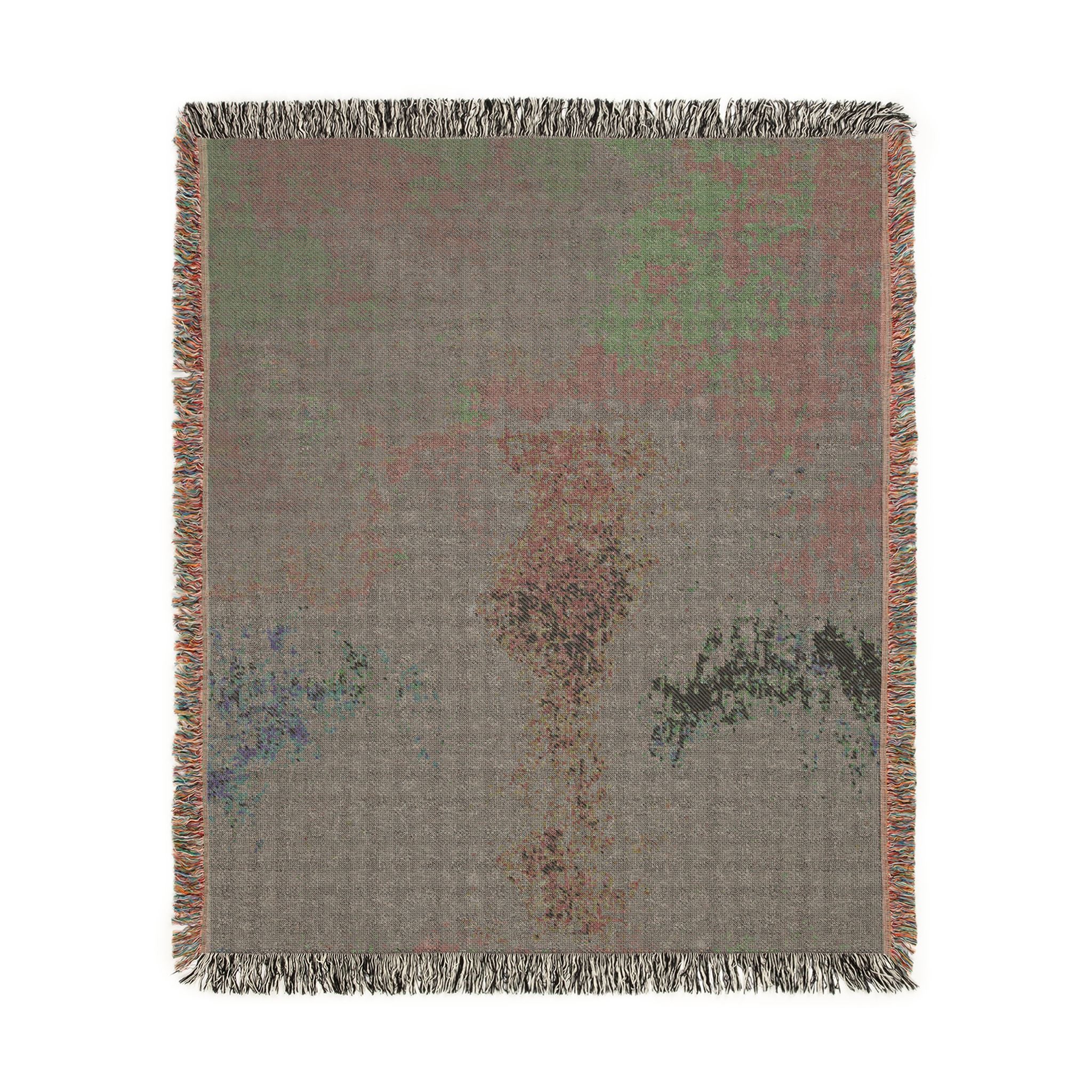 Claude Monet - Branch of the Seine near Giverny (Mist) | Woven Tapestry Blanket