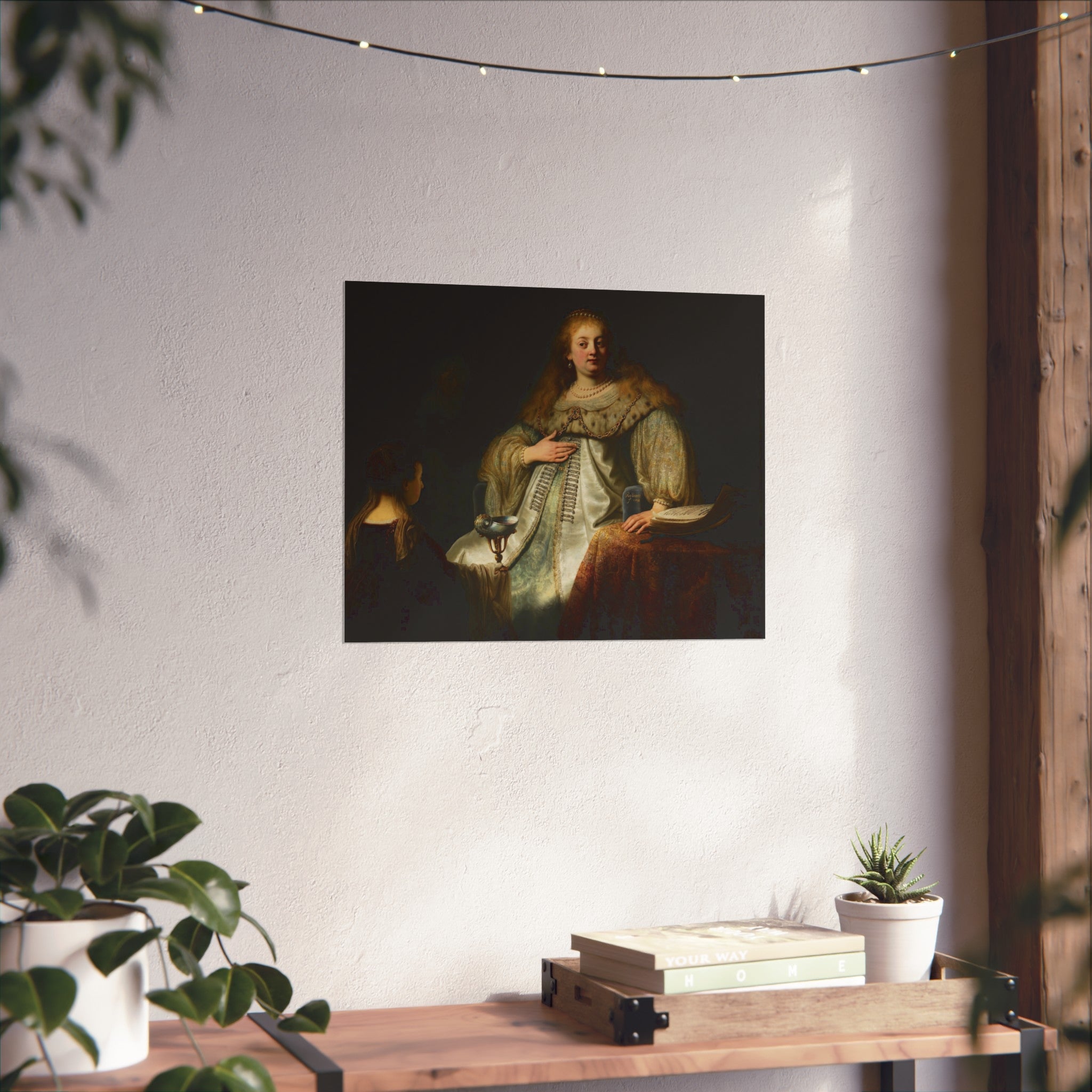 Judith at the Banquet of Holofernes (previously known as Artemisia), by Rembrandt, from Prado in Google Earth | Fine Art Poster