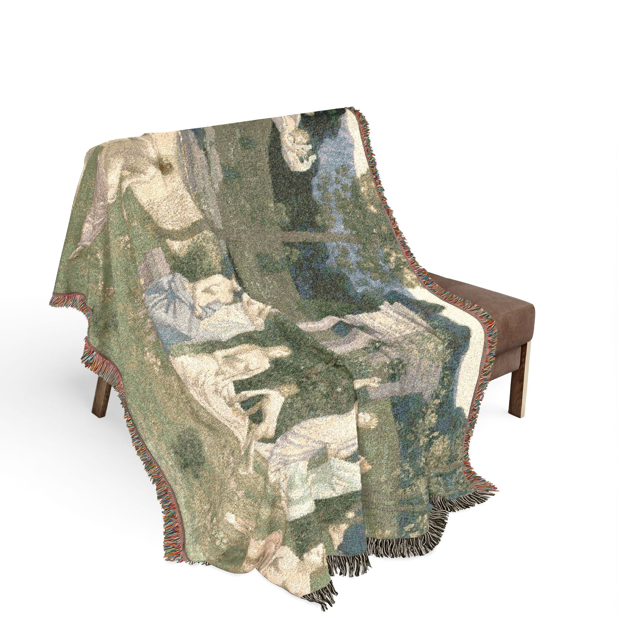 The Sacred Grove, Beloved of the Arts and the Muses Pierre Puvis de Chavannes Tapestry Blanket